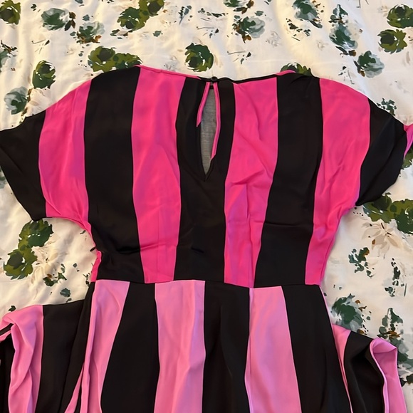 Christopher John Rogers for Target pink and black striped maxi dress, size 0 - Picture 4 of 4